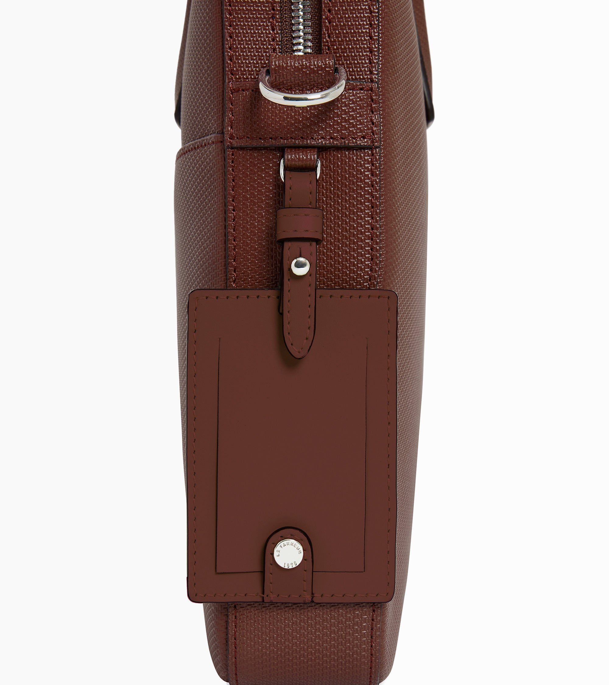 Porte document slim 14" Emile en cuir signature T