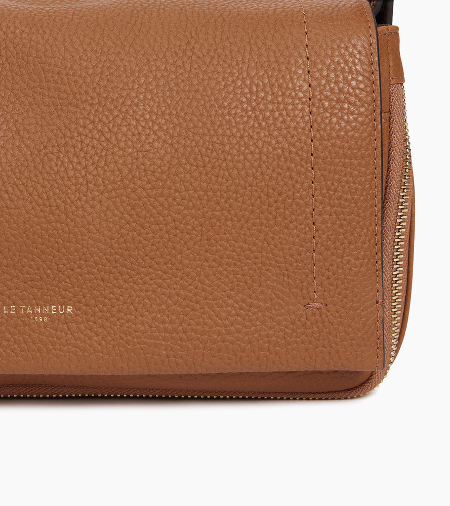 Petit sac bandoulière Aurore en cuir grainé