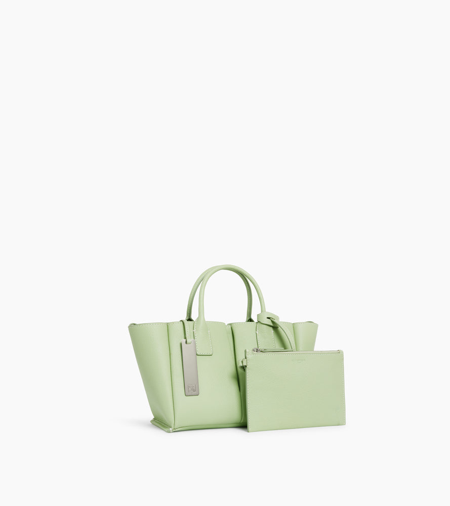 Petit sac à main Elena en cuir grainé