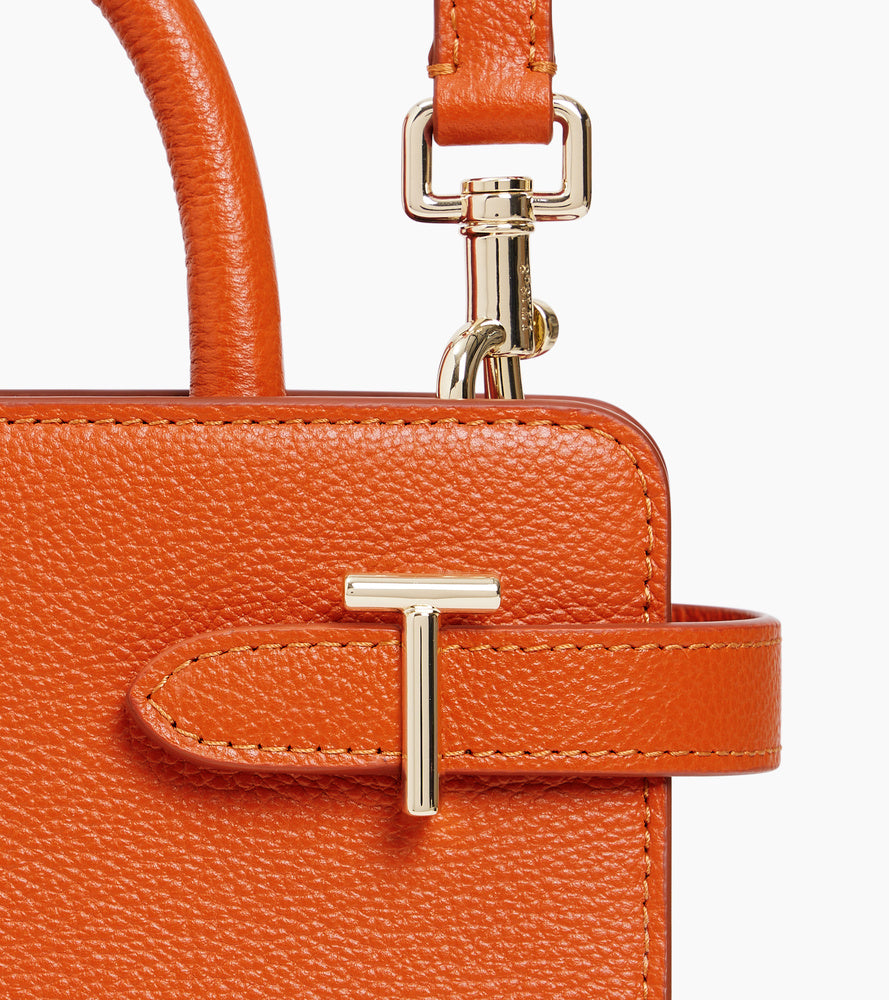 Petit sac à main Emilie en cuir grainé