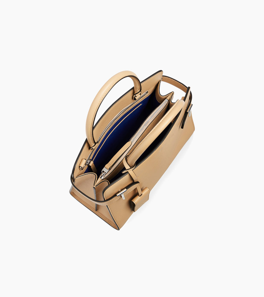 Sac à main moyen modèle Emilie en cuir grainé