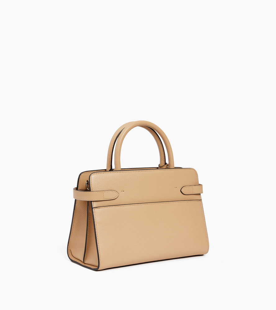 Sac à main moyen modèle Emilie en cuir grainé