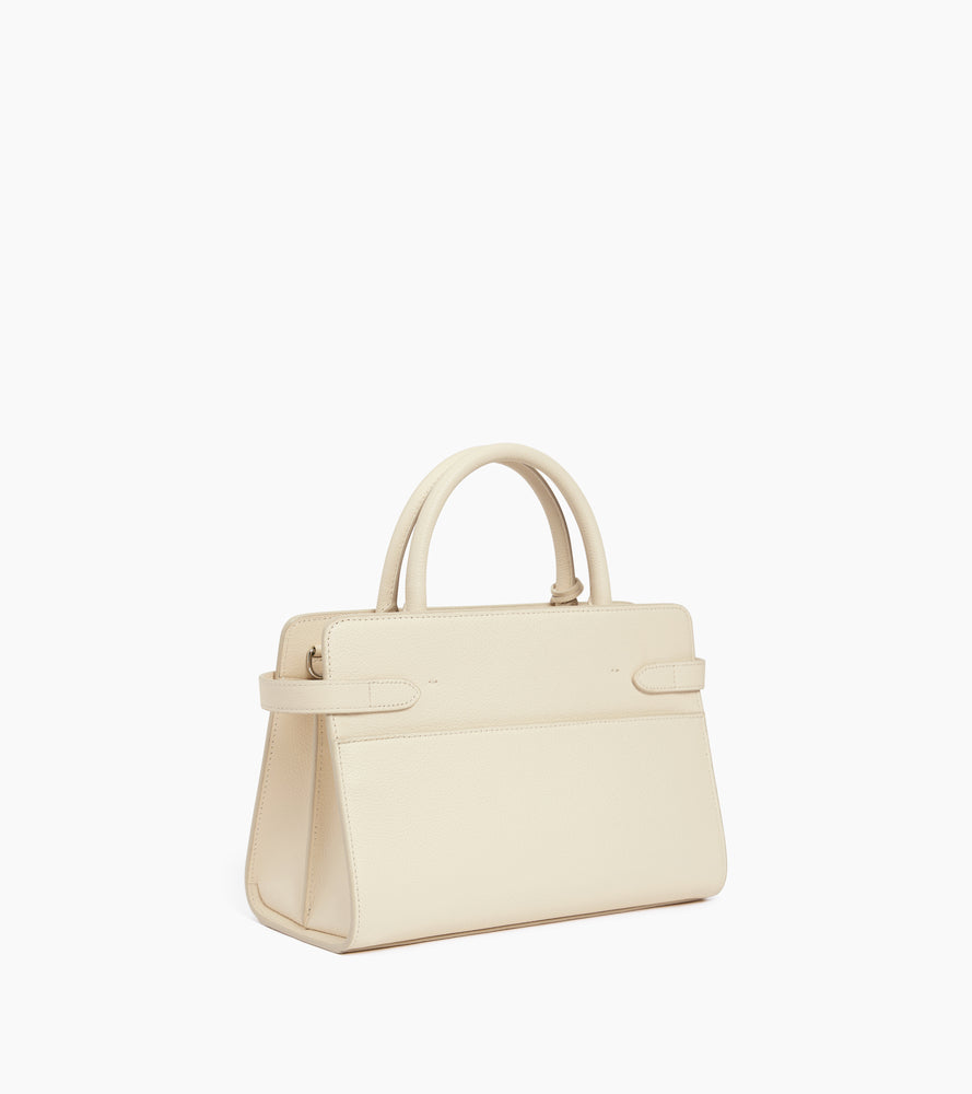 Sac à main moyen modèle Emilie en cuir grainé