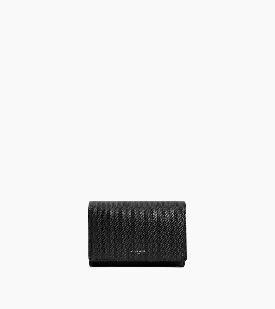Portefeuille Emilie en cuir signature T