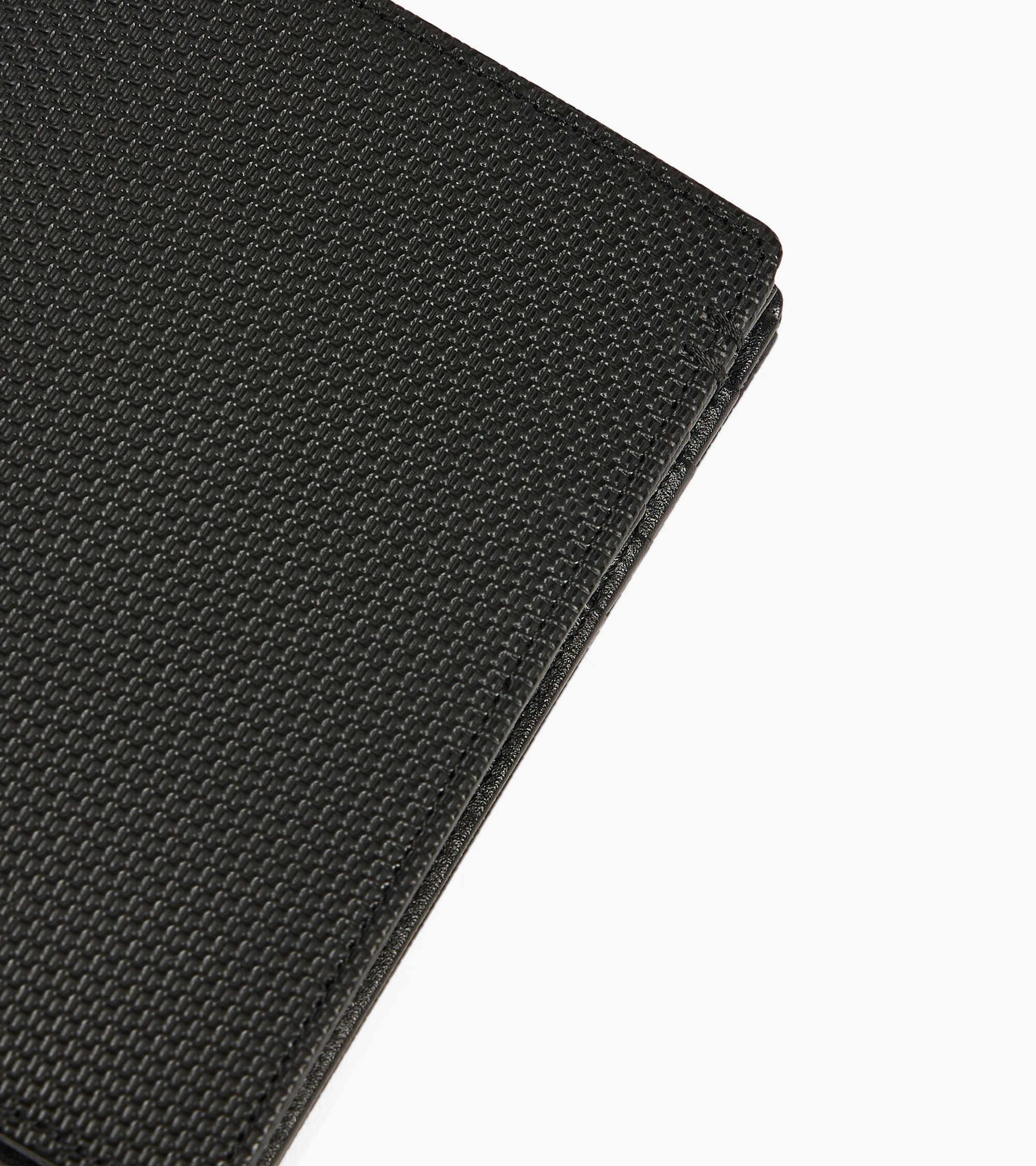 Lucien vertical zipped wallet signature T leather