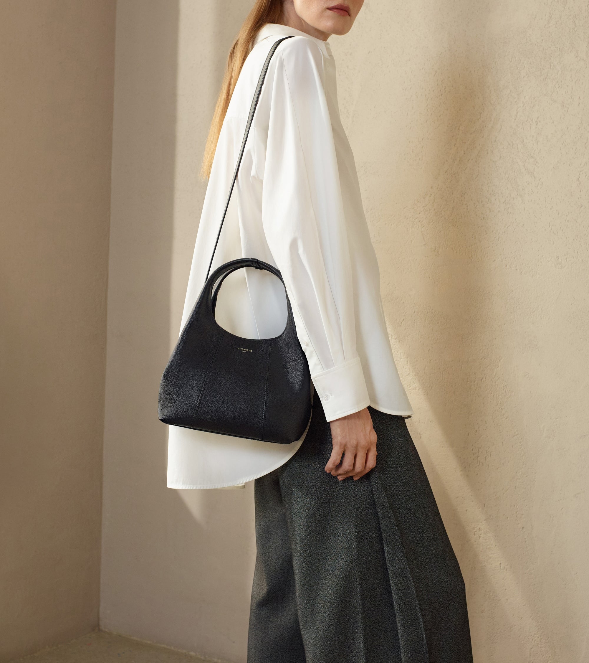 Petit sac à main Juliette en cuir grainé
