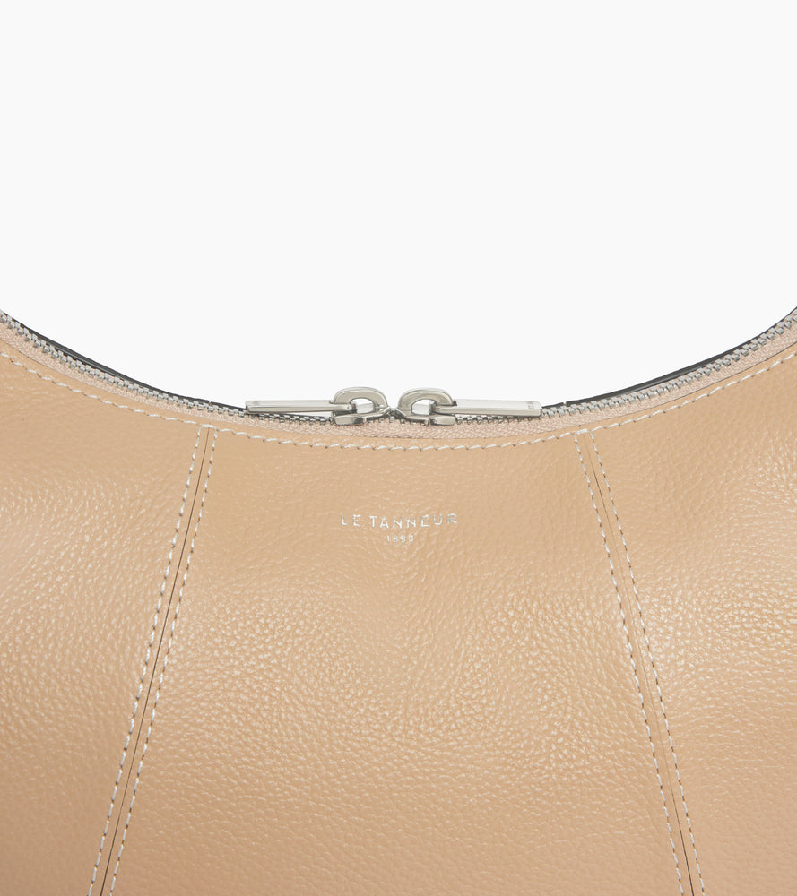 Petit sac hobo Juliette en cuir grainé