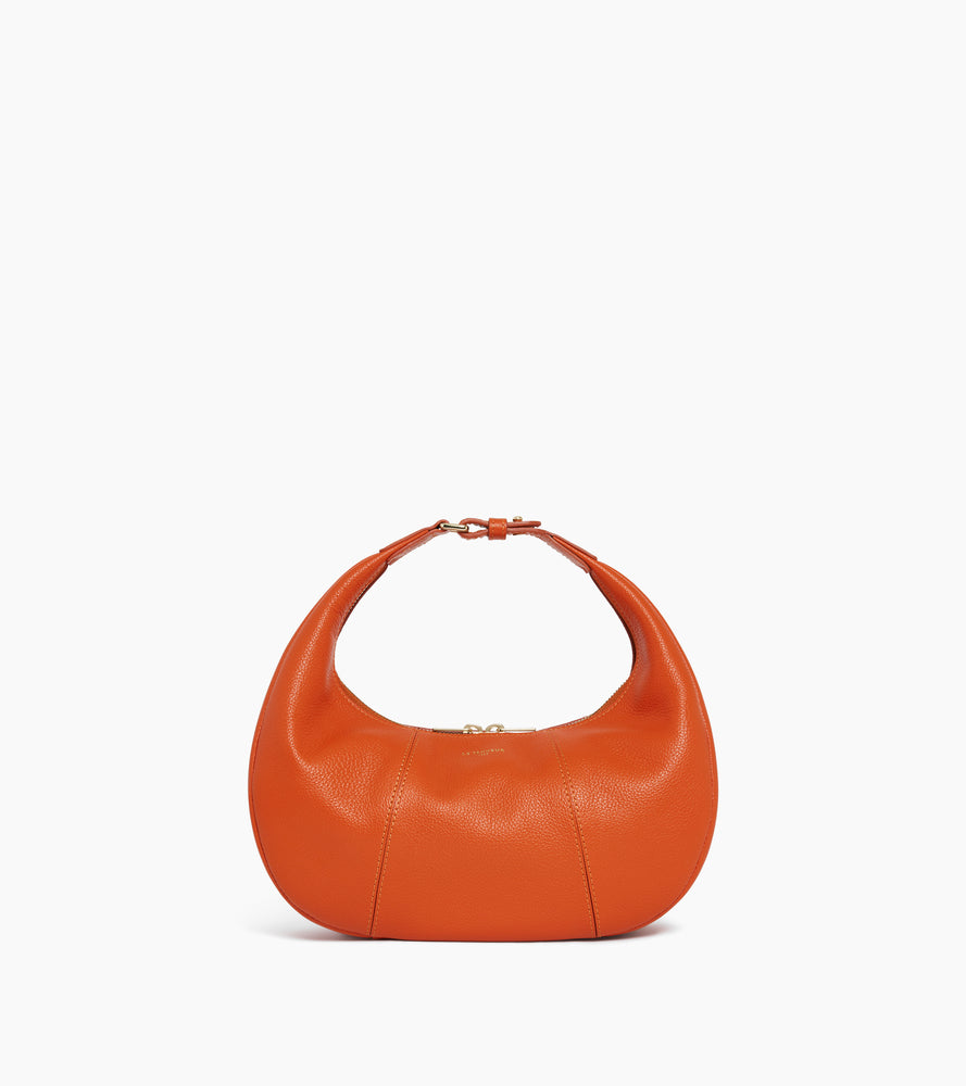 Petit sac hobo Juliette en cuir grainé