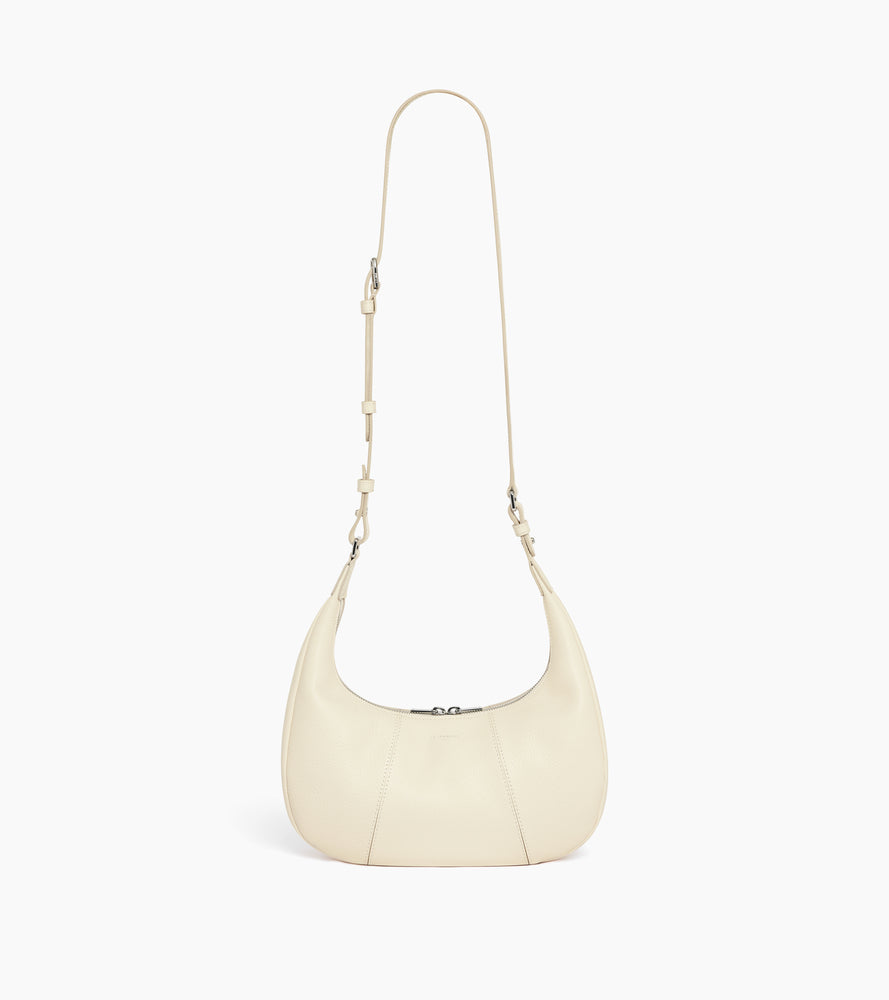 Petit sac hobo Juliette en cuir grainé
