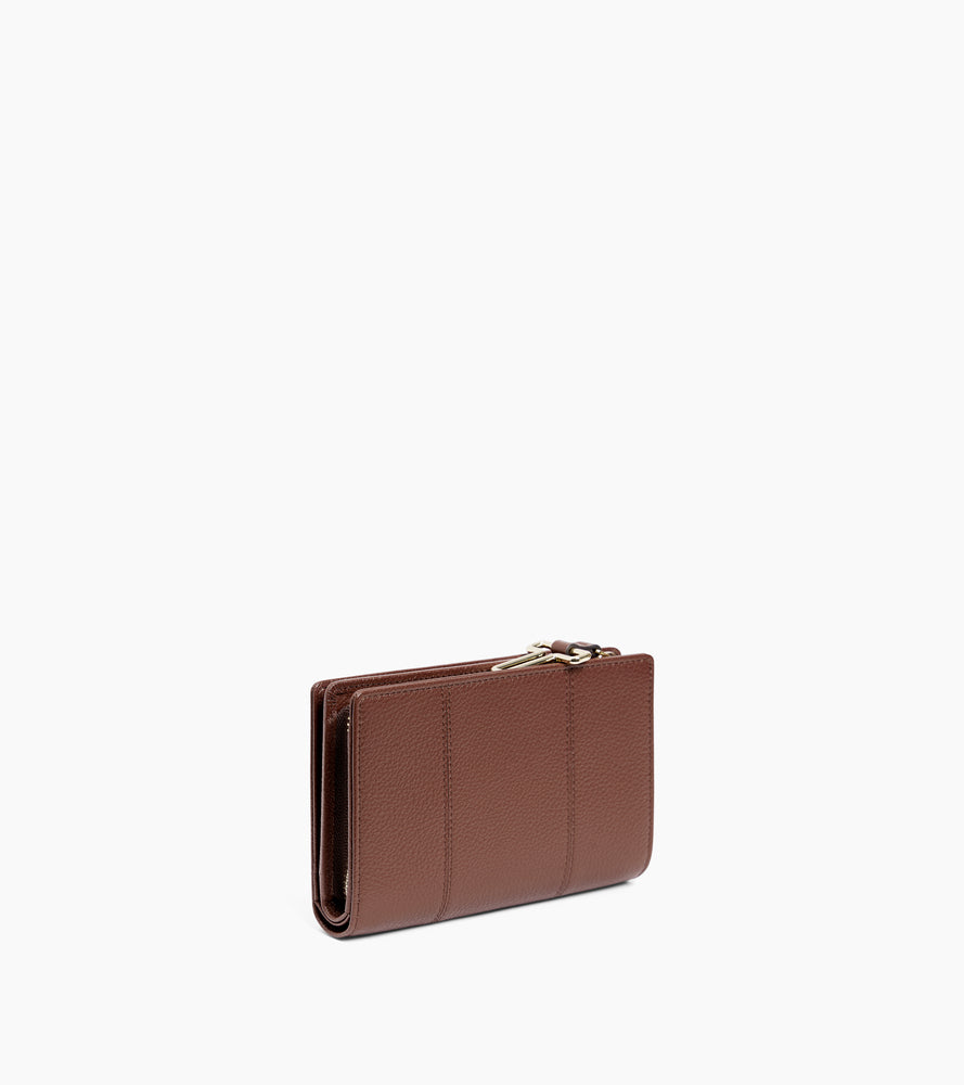 Portefeuille moyen modèle Juliette en cuir grainé