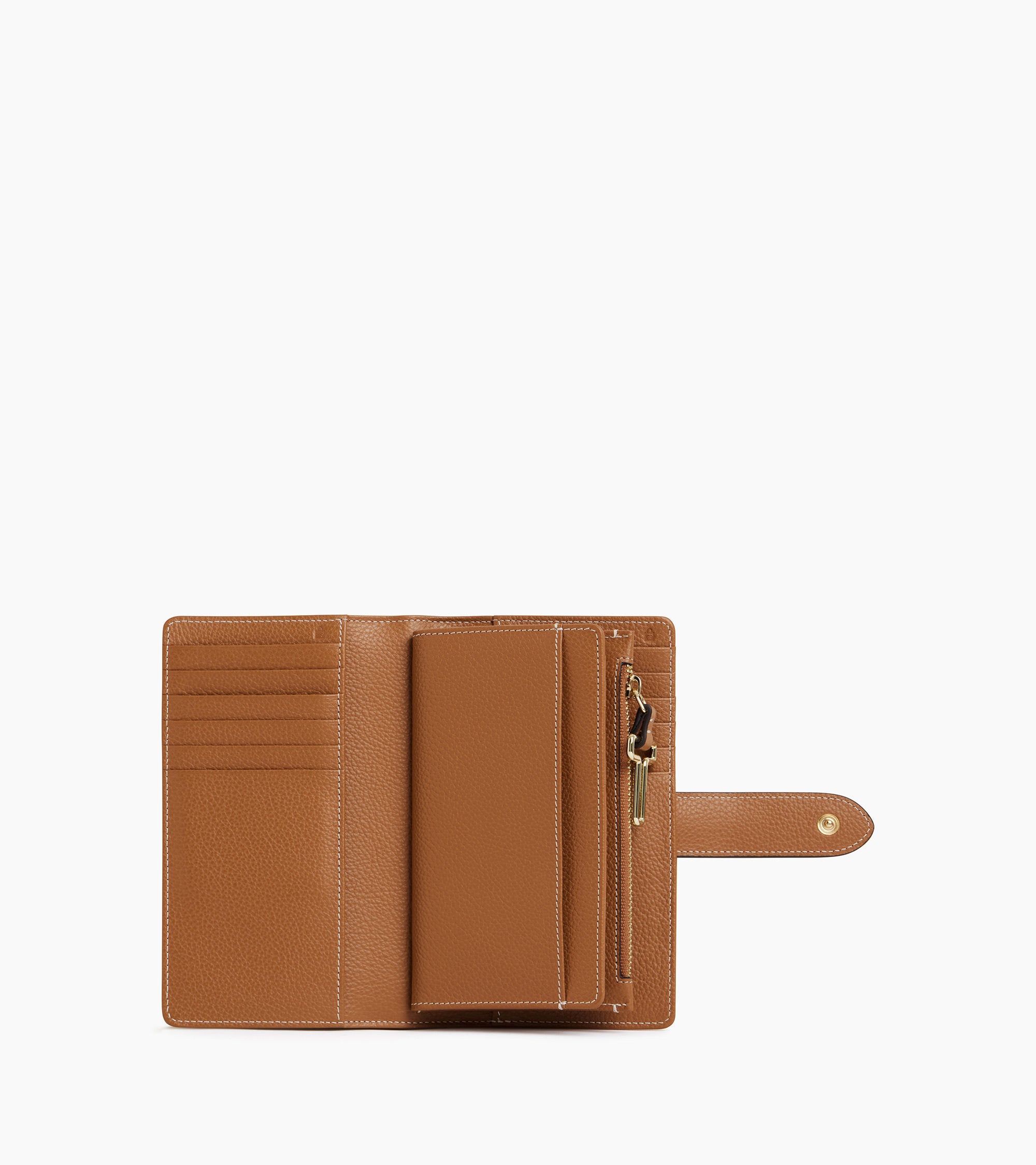 Portefeuille poche monnaie Juliette en cuir grainé