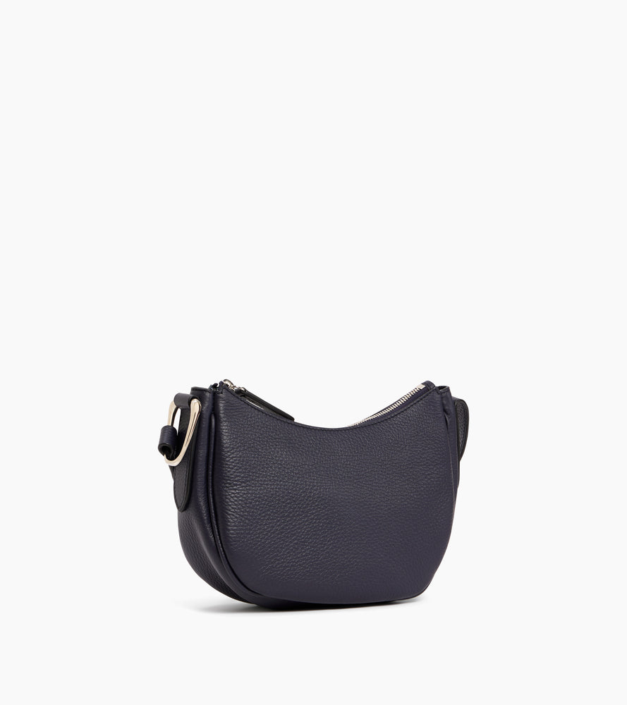 Petit sac bandoulière Madeleine en cuir de taurillon grainé