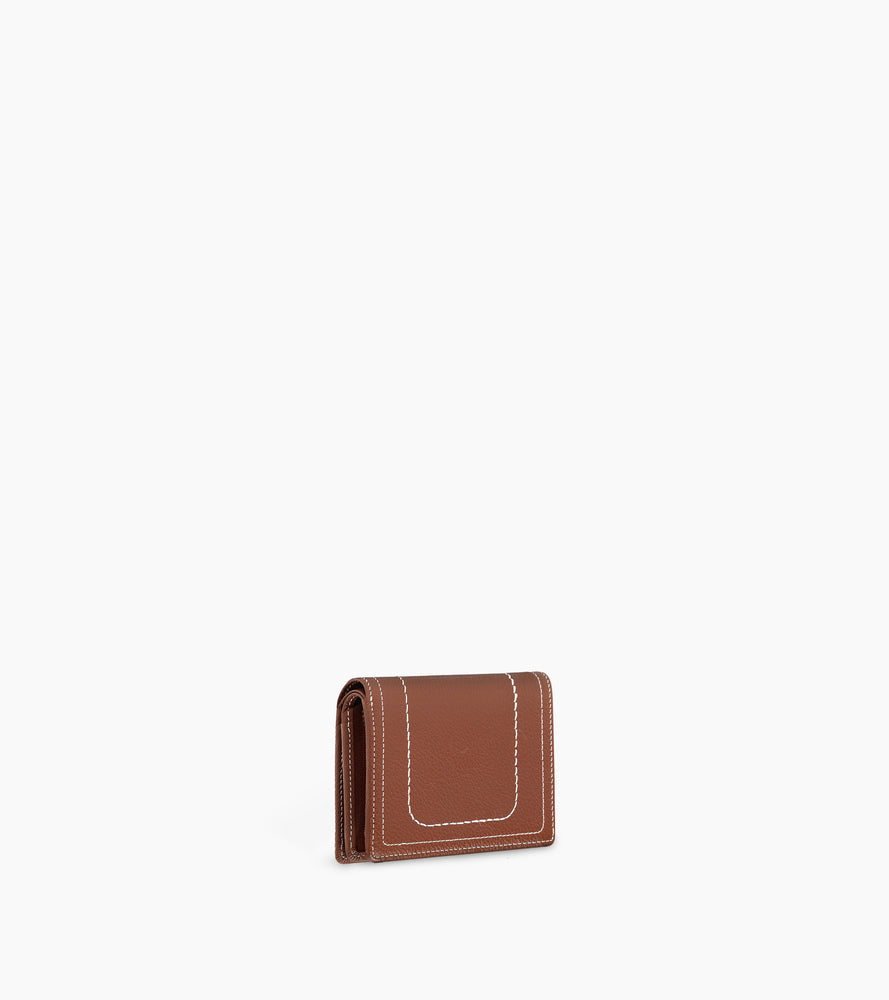 Petit portefeuille Ella en cuir grainé